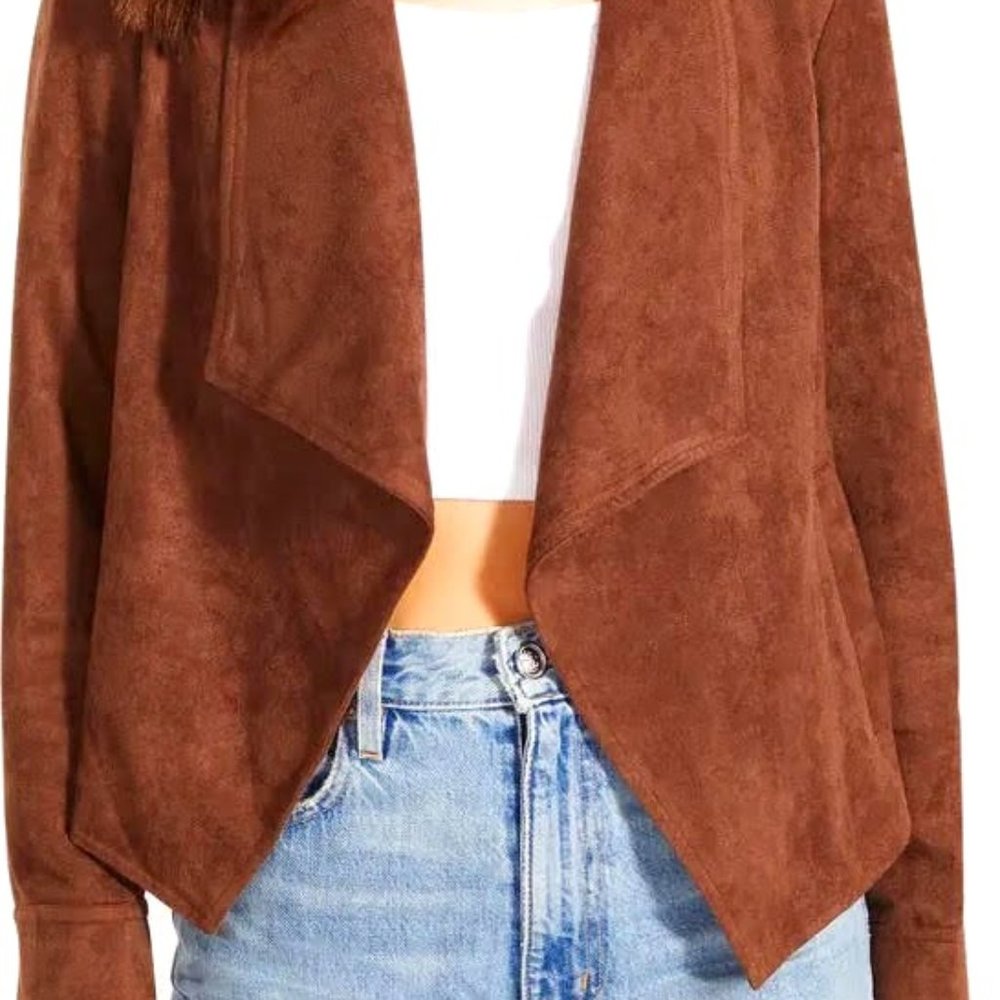 NWT- BB Dakota Steve Madden Suede Brown Jacket
